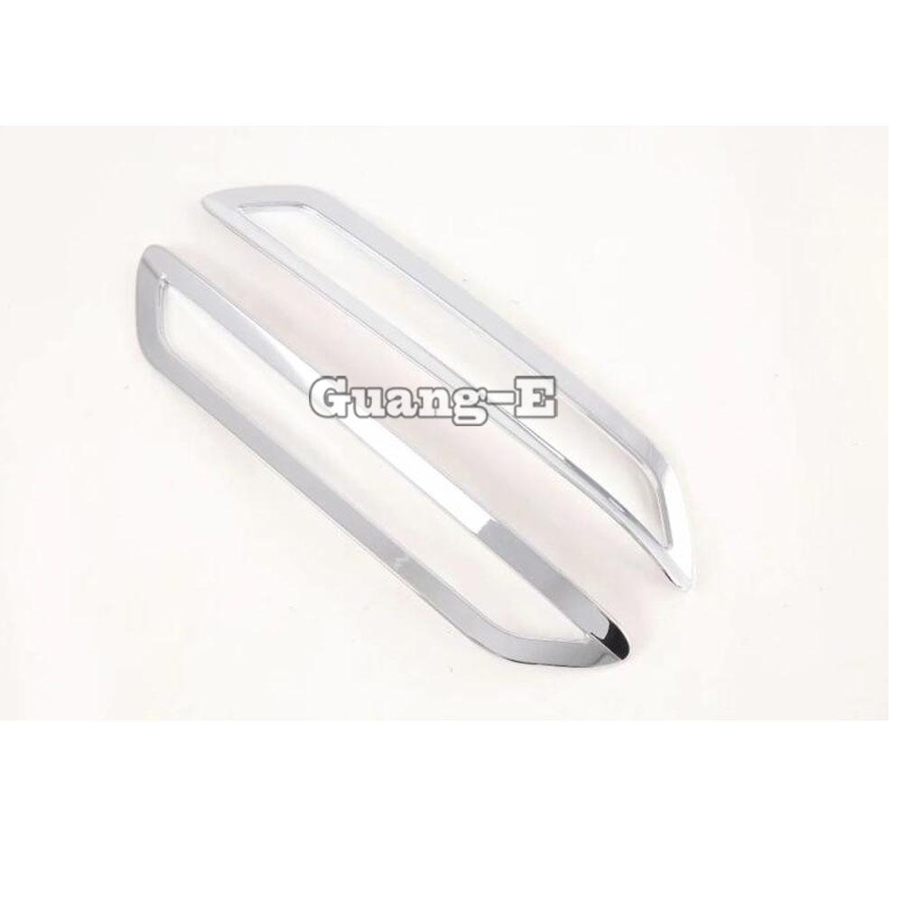 For Hyundai Sonata DN8 10Th Car Body Eyebrow ABS Trim Back Tail Rear Fog Light Cover Lamp Frame Stick 2Pcs