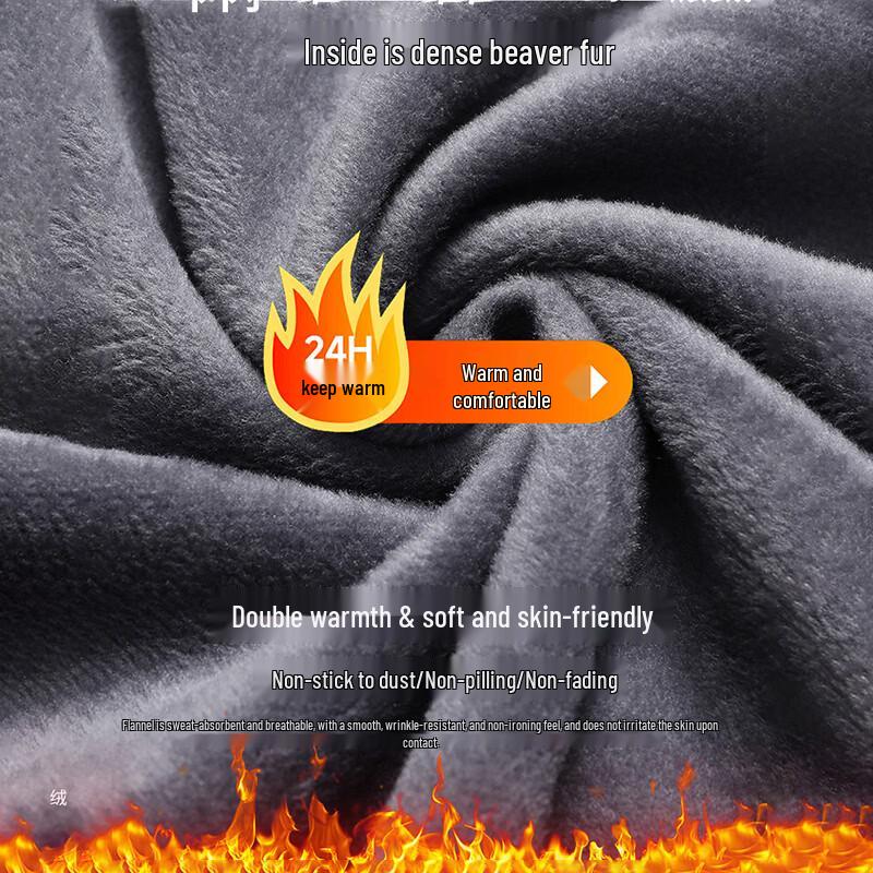 ROMON Men's Autumn/Winter Straight-Leg Stretchy Denim Jeans