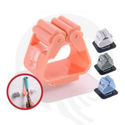 Mop Holder Mop Hook Mop Umbrella Stand No Trace Non-slip PP Storage Organizer