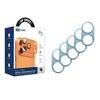 5Pcs Titanium Alloy Hollow Camera Lens Protector for iPhone 17, Anti-Scratch Anti-Fouling Aluminum Alloy Lens Cover Full Wrap Protective Film