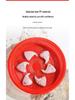 Festive Red Round Plastic Drying Sieve for Household Use