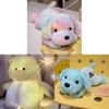 Colorful Led Luminous Sheep Plush Toy With Short Pile Fur For Kids And Collectors