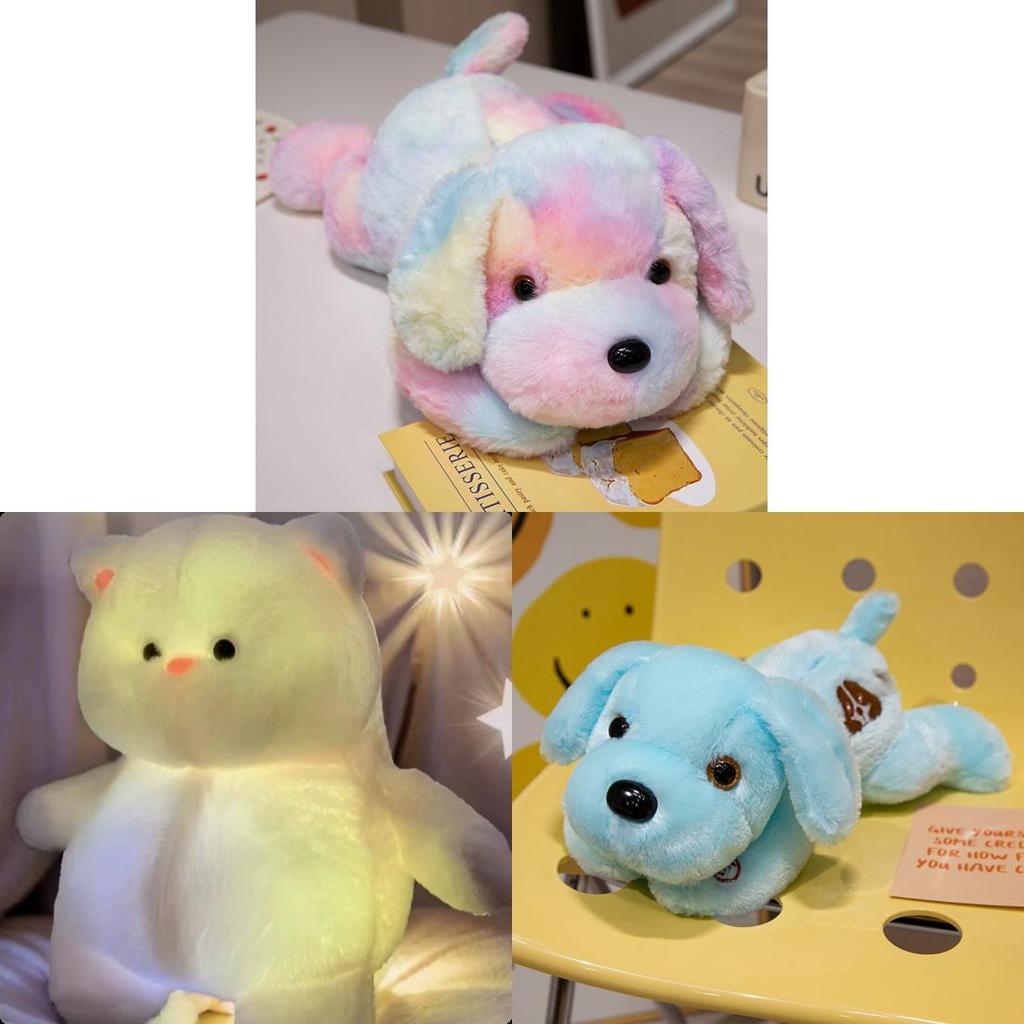 Colorful Led Luminous Sheep Plush Toy With Short Pile Fur For Kids And Collectors
