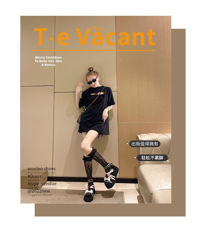 2025 Spring and Summer New Original Lolita Shoes Lolita Shoes Small Leather Shoes JK with Skirt Princess Girl Shoes Tide