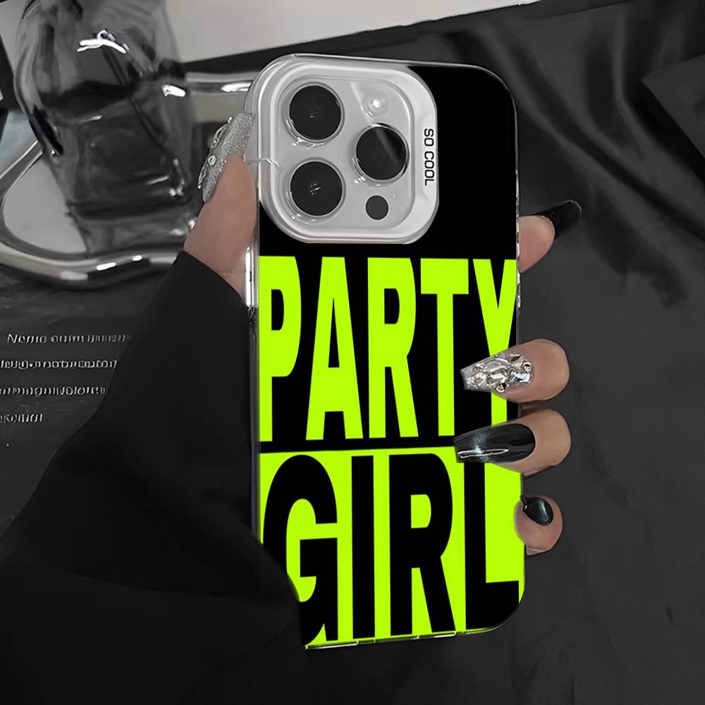 C-Charlis XCX B-BRAT Brat 360 365 Phone Case For iPhone 16 15 14 13 12 11 17 Pro MAX Plus Pro Matte Shockproof Cover iPhone 11