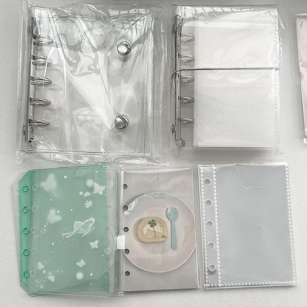 Mode Neues Produkt Loseblattbuch Innenseiten Zubehör Handbuch Aufbewahrungsbuch PP Hülle Mini-Kartenbuch Tragbar Innentasche