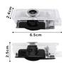 2Pcs Car Door Welcome Light Led HD Projector Lamp Courtesy Lights For Mercedes Benz C117 W117 E COUPLE C207 C205 A205 W218 C218 DC6