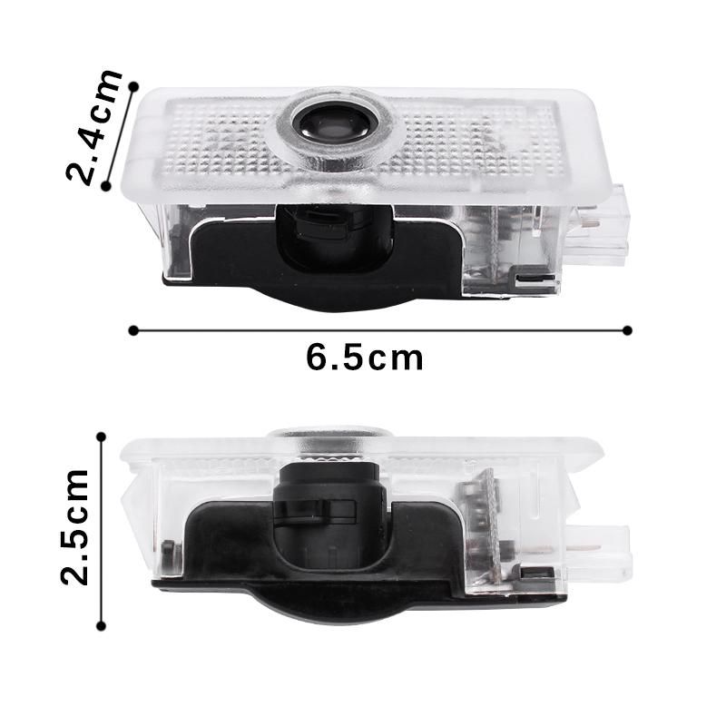 2Pcs Car Door Welcome Light Led HD Projector Lamp Courtesy Lights For Mercedes Benz C117 W117 E COUPLE C207 C205 A205 W218 C218 DC6