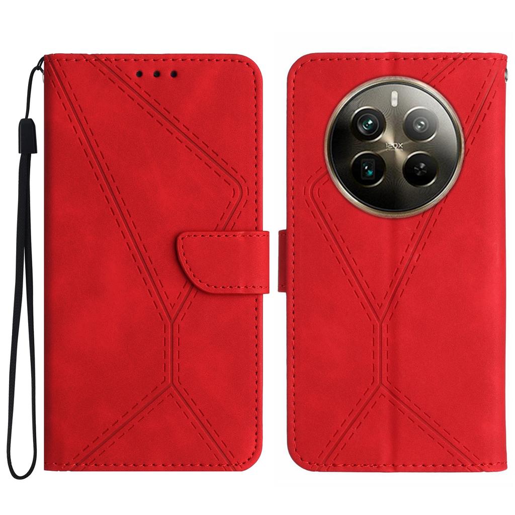 HT05 For Realme 12 Pro 5G/12 Pro+ 5G Case Skin-touch Leather Flip Phone Cover with Wallet