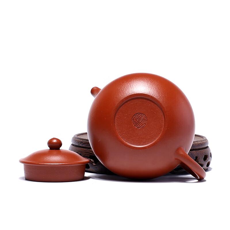 Bailiniyong Yixing Zisha Pure Handmade Cinnabar Clay Teapot