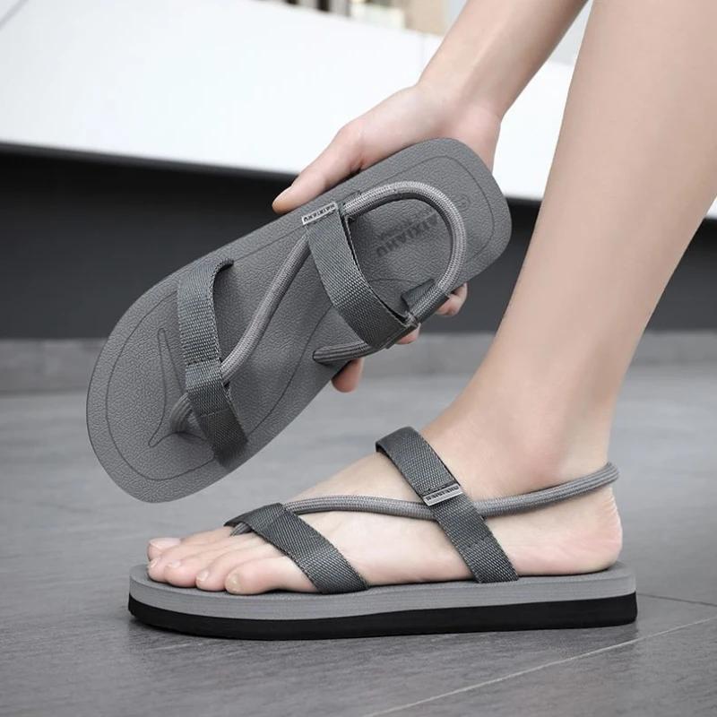 Fashion Outdoor Men's Sandal Beach Flat Non-slip Eva High Quality Buy Adult Original Summer Sale Trend 2025 Stylish Clearance Male Shoe