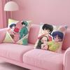 Anime R-Ranma Pillow Case Safe Custom Photo Pillow, Anti-fade Brushed Fleece Cushion, Maternal & Infant Safe.