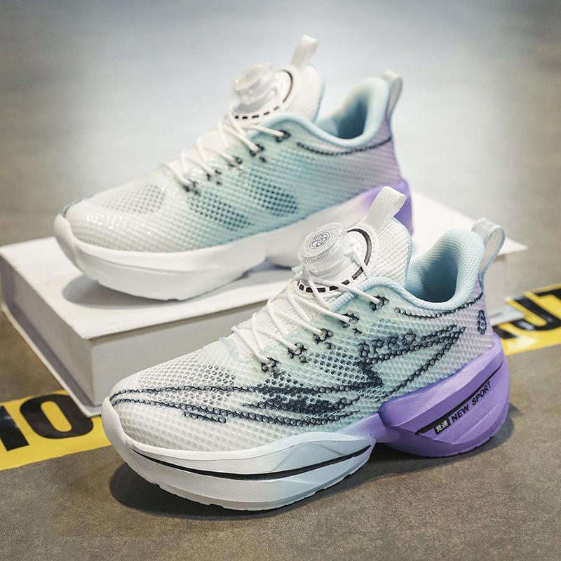 Children's summer sports shoes breathable single mesh medium and large children breathable boys hollow shoes student running shoes non-slip