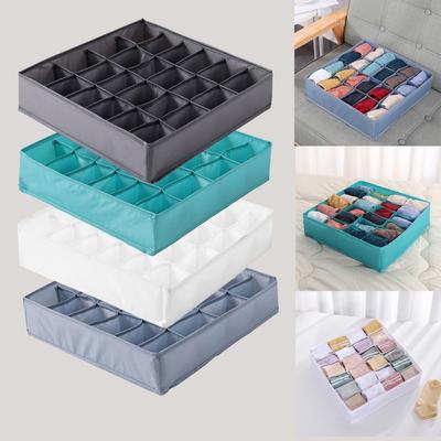 Unterwäsche-Organizer, Schrankteiler, Aufbewahrungsbox, faltbar, für Zuhause, Schrank-Organizer, Schublade, Socken, Shorts, BH, Aufbewahrungsboxen