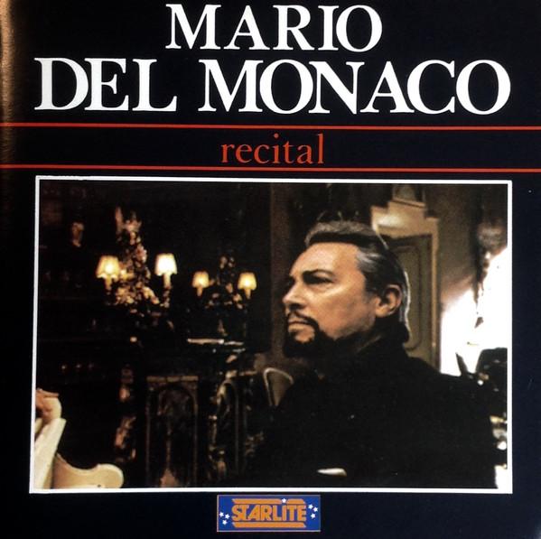 

CD MARIO DEL MONACO - Recital CDS51028 Starlite 1990 Italy Classical Used