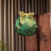 Dragon Scale Pattern Ingot Retro New Chinese Style High Value Portable Shoulder Messenger Bag Pure Hand Adjustment Bag