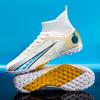 33-46 Men's Soccer Shoes Large Size High-top Football Shoes Long Nail Anti-slip TPR Artificial Lawn Children Football Boots