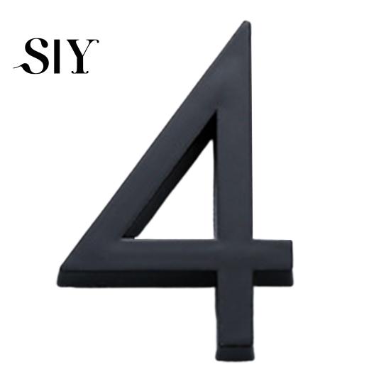 Weather-resistant House Numbers Modern 3D Heavy Duty Rust-proof Simple Installation Number with Shadows Address for Outside Home Front Door