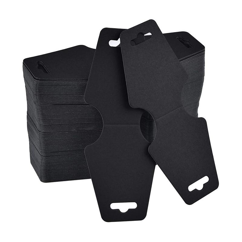 100PCS Fold Tag Set Jewelry Hang Tag Display Card for Necklace Bracelets Bangle Price Board Packaging Folding Card Wholesale ZYF
