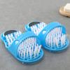 Simple Feet Cleaner Magic Foot Scrubber Exfoliating Easy Cleaning Brush Feet Washer Foot Shower Spa Massager Slippers for Unisex
