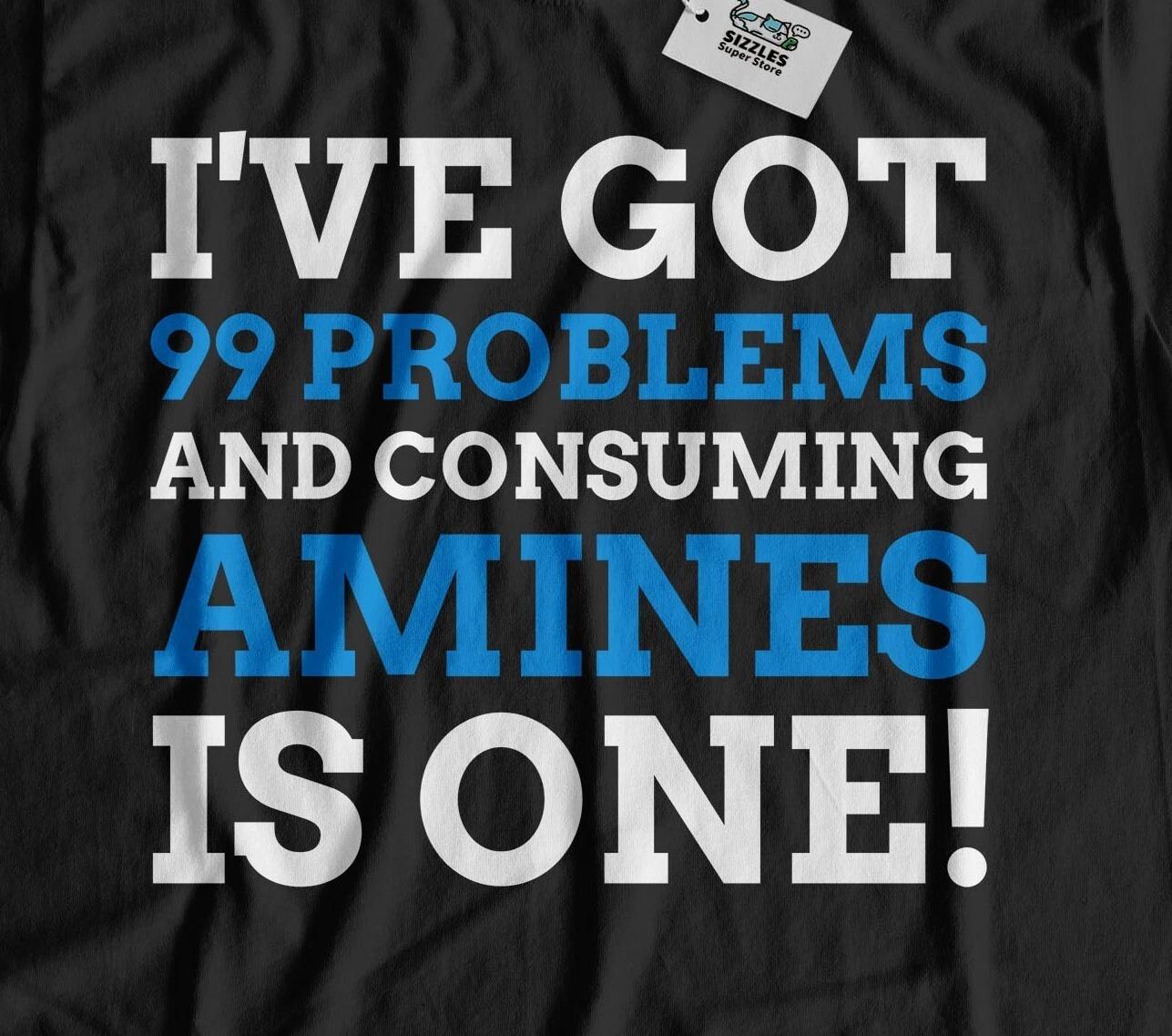 

Unisex Funny Histamine Intolerance T-Shirt & Amines Intolerance Gifts L