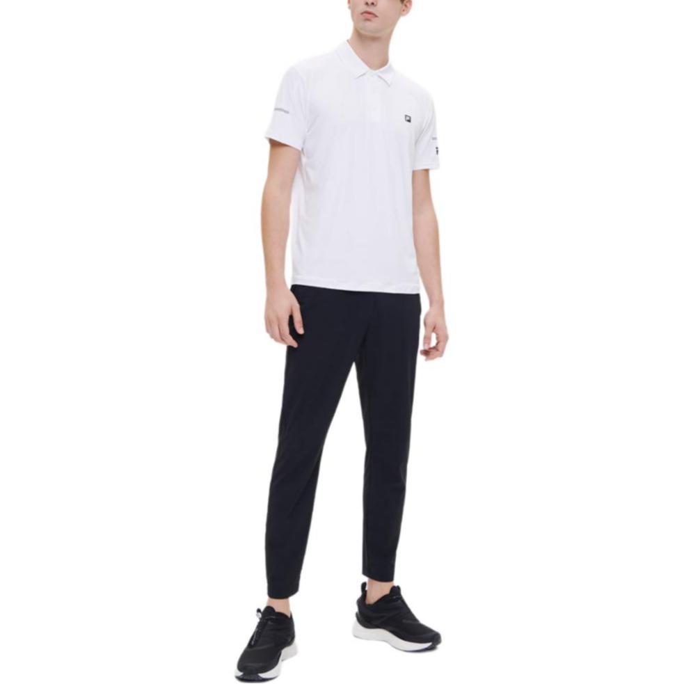Fila Polo Shirts Men's White Polo Collar Moderate Straight Fit A11M121152FWT