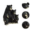Bear Figurine, Animal Decoration for Living Room Shelf