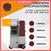 7-Speed Low Noise 15° Cutter Multifunctional Mini Belt Sander Adjustable Electric Belt Grinder Sharpener Sander Tool