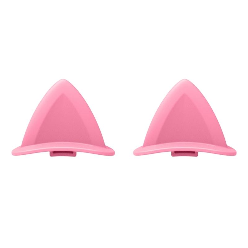 1pair Silicone Cats Ear Headphone Covers Compatible for Most Over Ear Headsets Lightweight Decors Universal Fit