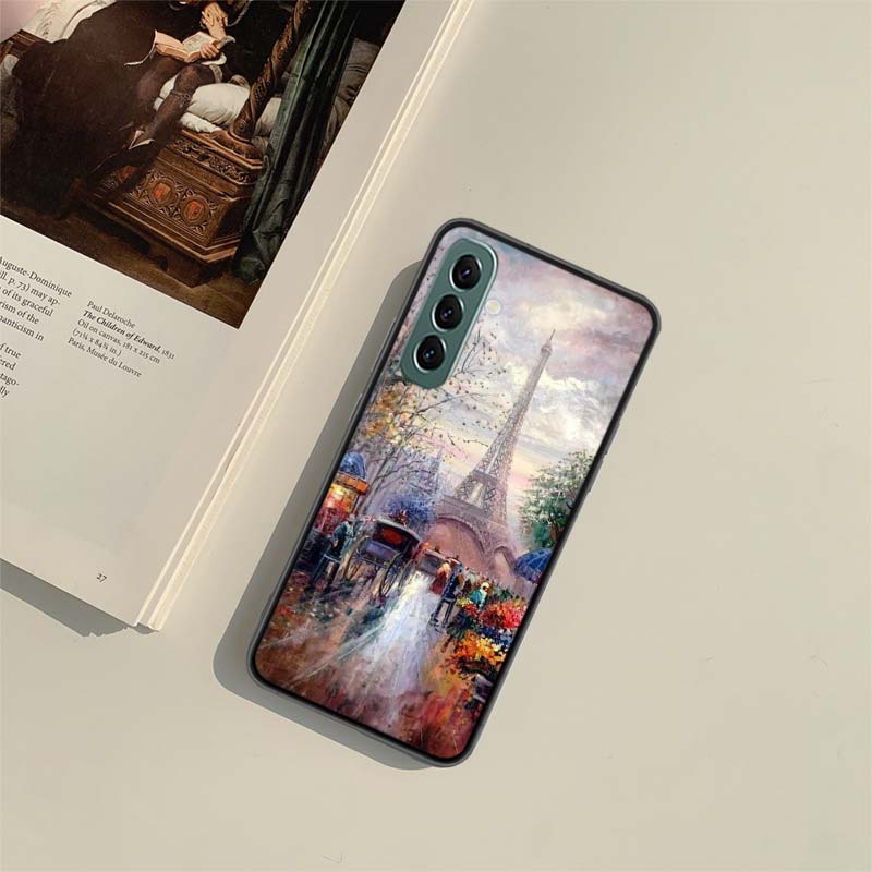 Künstler London Gemälde Ölgemälde Handyhülle für Samsung A54 A14 A24 A34 A17 A37 A57 A55 A35 A25 A15 A07 A05S A04S A12 A22 A32