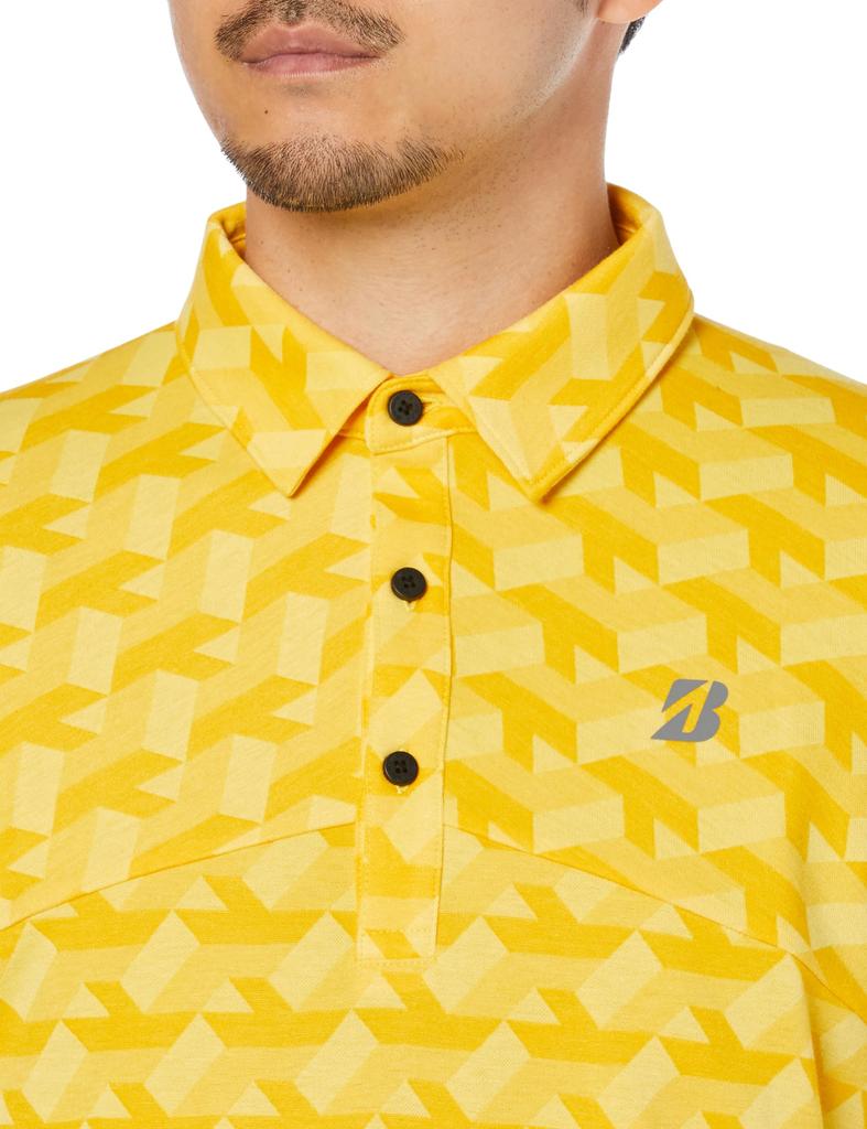 [Bridgestone Golf] Golf Shirt, Long Sleeve Collar Shirt, ZGM04F, Men's, YE