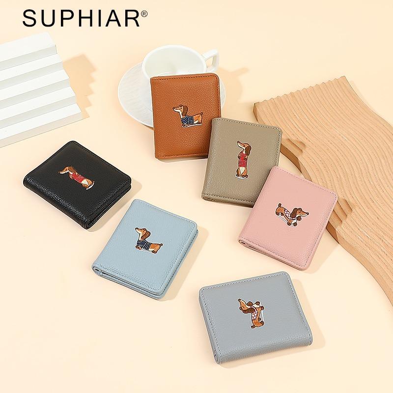 Cartoon Small Wallet, Girls' Multi-functional Mini Card Bag, Students' Large-capacity Change Bag Short