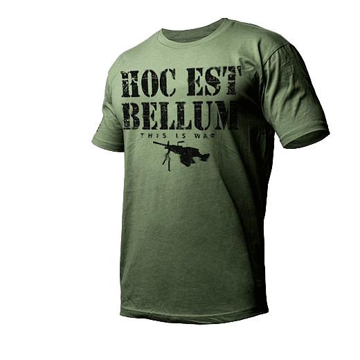 Combat T-shirt Military This Is War Bellum Infantry Machine Gunner Veteran Tee