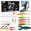 Advent Calendar Fishing Countdown, Fishing Tackle Advent Calendar For Fish Adult Men Teen Boys,Surprise Gift