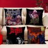 D-Deaths Mental Rock Band Cushion Cover Polyester Sofa Cushions Decorative Throw Pillows Home Decoration Pillowcover