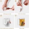 100pcs Disposable Tea Bags with Drawstring, Infusion for Herbal Tea, Coffee and Medicinal Use, for Home, Restaurants and Cafes