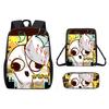 Incredibox Sprunki Pattern Backpack Shoulder Bag Pencil Case Three Set Piece