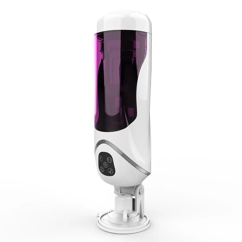 Automatic Piston Telescopic Rotation Male Masturbator Cup Blowjob Masturbator for Man Penis Sucker Vibrtor Handsfree Sex Machine