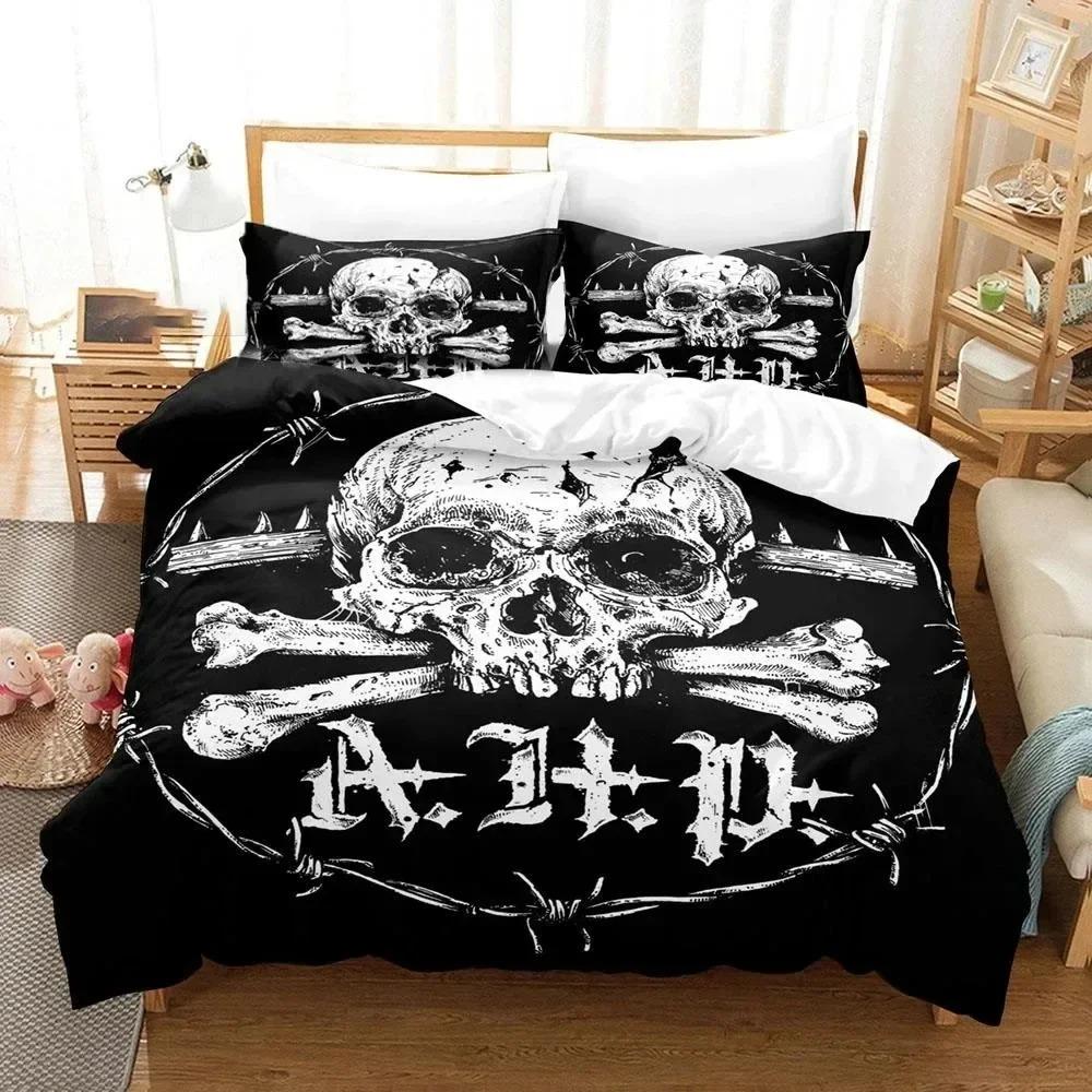 3D Printed Burzum Bedding Set Duvet Cover Bed Set Quilt Cover Pillowcase Comforter king Queen Size Boys Adult Bedding Set