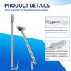 Marine Hardware Boat Spring Hatch Support 2PCS Stainless Steel Top Mounting Bar 8-5/8" Handware for Boats