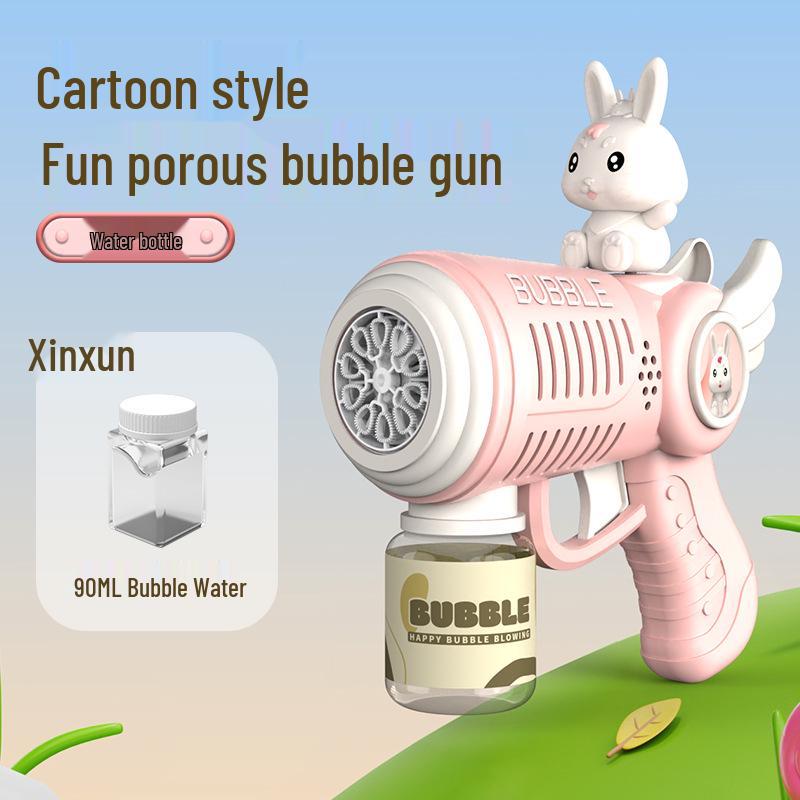 Gatling Bubble Gun: Automatic Electric Handheld Bubble Maker for Kids