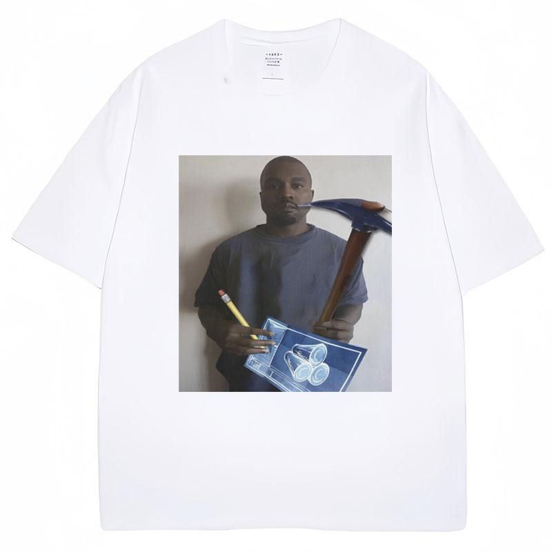 Vtipné tričko s grafikou meme Kanye Westa Dětské tričko s humorem z videoher Pánské dámské Oversized Kreativita Bavlněná trička Streetwear