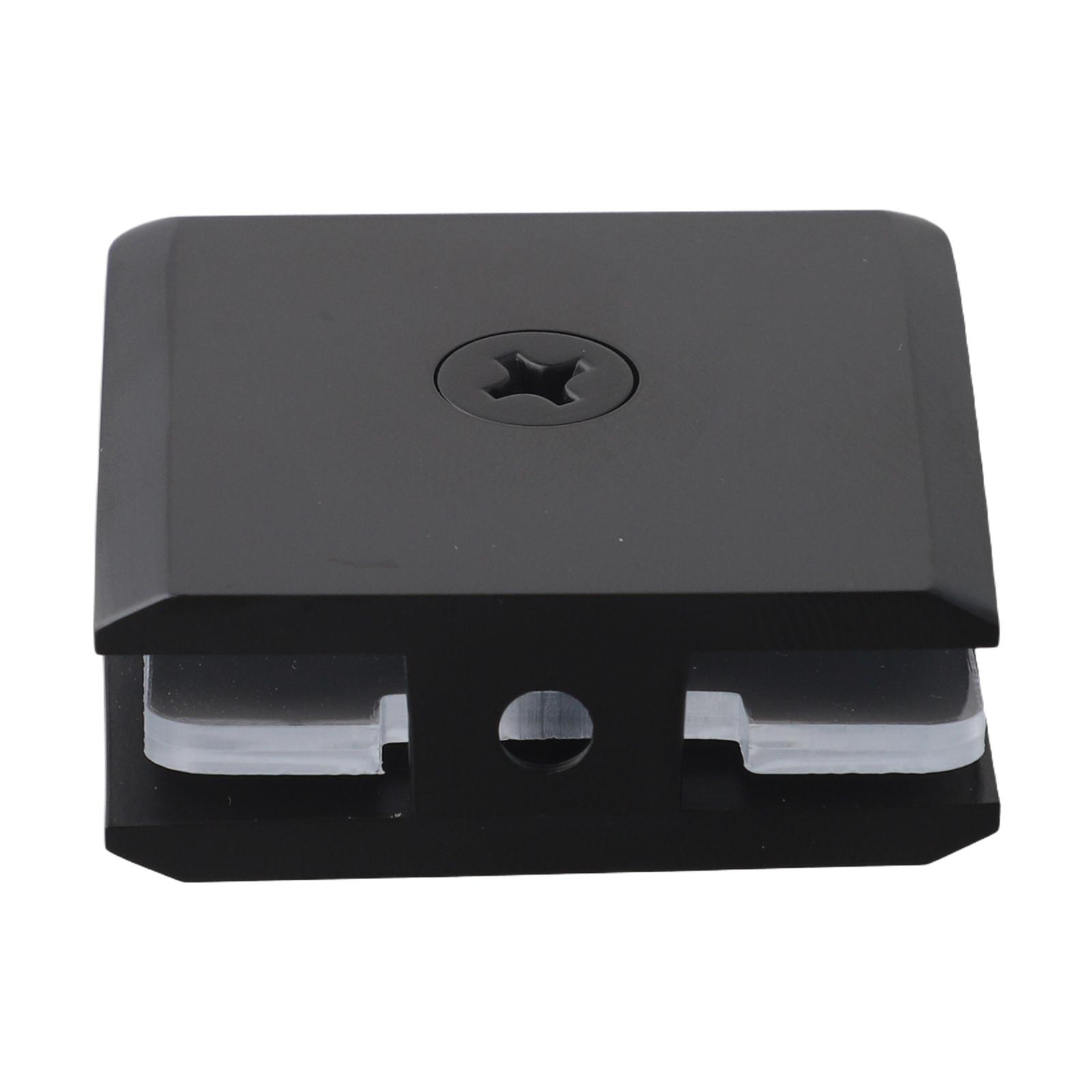 Connector U-Clamp For Tempered Glass Easy To Install U-Clamp Elegant Square Design Thickened Design For Stability Chrome