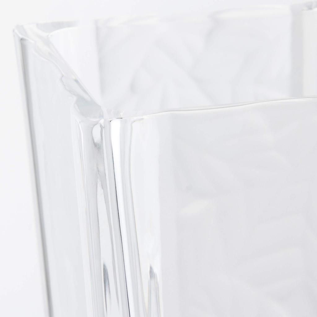 Toyo Sasaki Glass Flower Vase, Large, Garden Design, Approx. 13.5 X 29.9 X 13.5 Cm, Made In Japan, P-26417-1-JAN, Clear