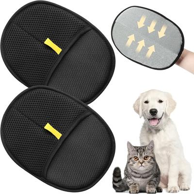 1 Pc Static Pet Hair Removal Gloves Brush Reusable Electrostatic Cat Dog Pet Hair Remover Grooming Glove Brush Tool JAF268