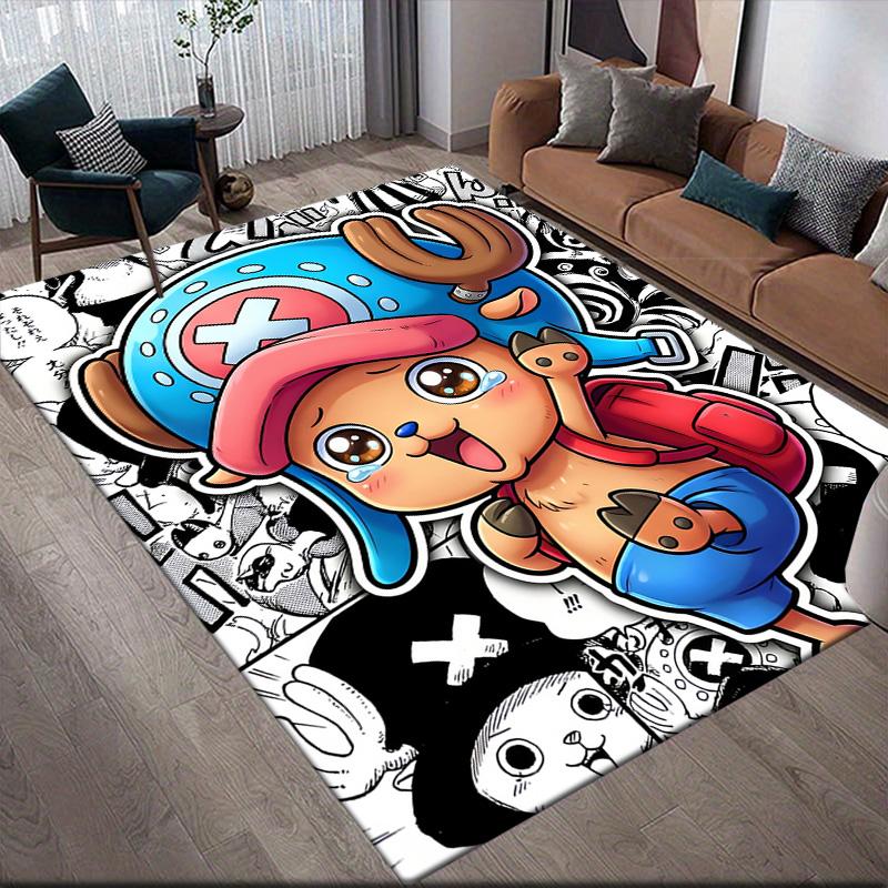 One Piece Chopper Anti-Slip Rug, Rectangular Carpet for Bedroom, Living Room & Sofa Zone, Ideal Home Decor