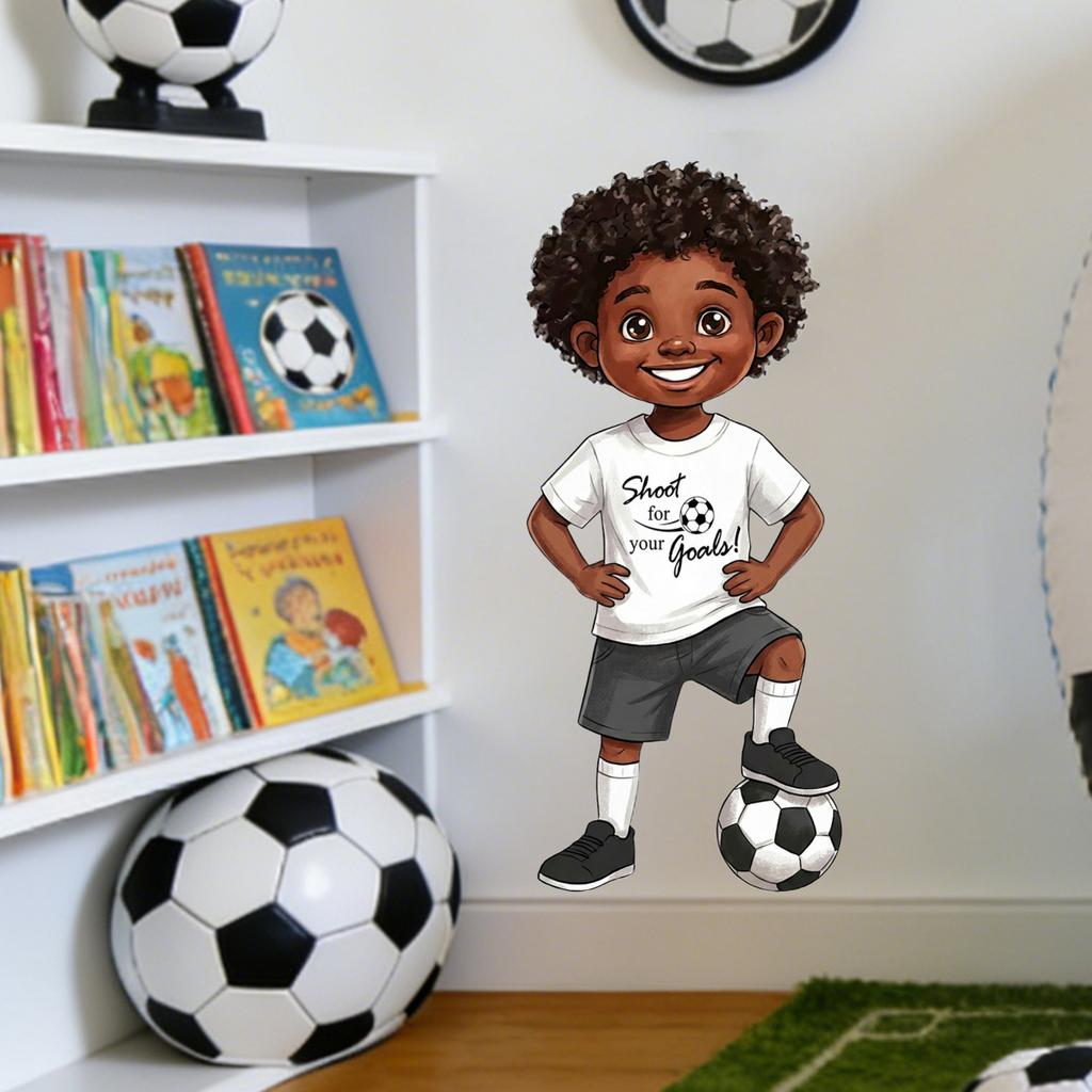Occer Theme Wall Decal For Bedroom Living Room Sports Home Wall Decoration