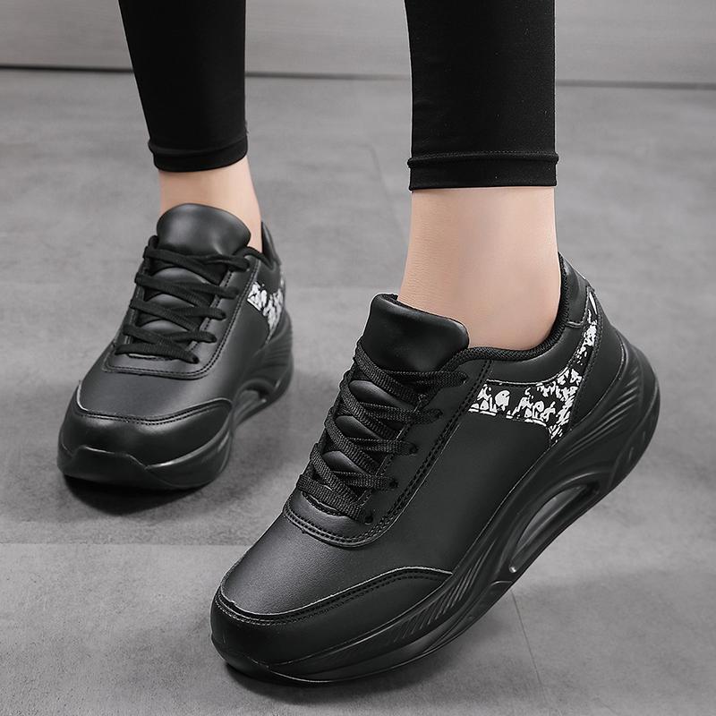 35-42 Dames Store Tykksålede Høydeøkende Luftpute Gyngesko Mote Sport og Fritidssko