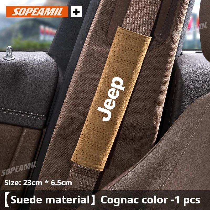For Jeep Jeep Grand Cherokee Wrangler JK Gladiator Patriot Commander Renegade Compass SRT Trail Hawk Car Seat Belt Protect Sh