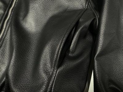 ERD Melancholy Rich 2nd Gen Painter's Wife PU Leather Jacket with Cotton Padding